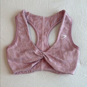 Gymshark Adapt Safari Seamless Bralette- Dolly Pink/Light Pink